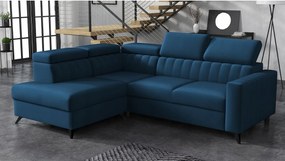 Rohová sedačka Laviosuna 2RRLXP (modrá) (s úl. priestorom) (L)
