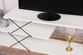 TV stolík/skrinka Ziky (biela). Vlastná spoľahlivá doprava až k Vám domov. 1067105