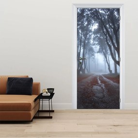 Fototapeta na dvere - Za daždivého dňa (95x205cm)