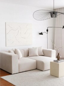 Rohová sedacia súprava Yorky mini (biela)