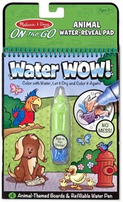 Omaľovánky s vodou Magické pero Zvieratká WATER WOW Melissa and Dough od 3 rokov