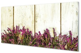 Nástenný panel  Fialové kvety dosky 100x50 cm
