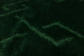 Dvojdielna sada kúpeľňových koberčekov MORENO tmavozelená