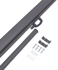 Bočná markíza Lovington - 180 x 350 cm, hliník - Krémová