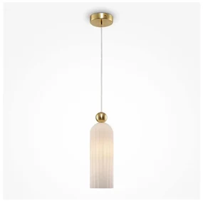 Maytoni MOD302PL-01W - Luster na lanku ANTIC 1xE14/40W/230V zlatá/biela W4483