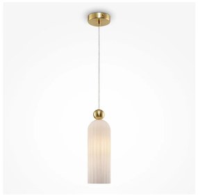 Maytoni MOD302PL-01W - Luster na lanku ANTIC 1xE14/40W/230V zlatá/biela