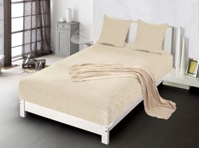 Dekorstudio Prestieradlo s gumičkou - mikroplyš - svetlobéžové PRZG11 Rozmer plachty: 220x200cm