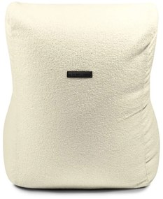 Krémový sedací vak z textílie buklé Lounge – SLOWDOWN