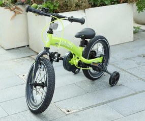 Detský bicykel Miniby 14" zelený