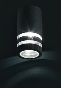 NOWODVORSKI Vonkajšie nástenné svietidlo SIERRA, čierne, 210mm