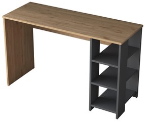 PC stolík Sikine 1 (orech + antracit) . Vlastná spoľahlivá doprava až k Vám domov. 1094916