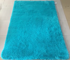TA Koberec TURQUISE TURQUISE SILK Modrý Obdĺžnikový Rozmer: 80x150 cm