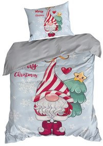 VIANOČNÉ OBLIEČKY Z MIKROVLÁKNA BEINER 160X200 CM, 2 KS 70X80 CM VZOROVANÉ