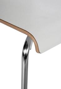 Stolička pre návštevy Gahanna - biela