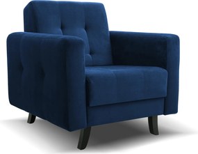 Kreslo Lisabona (tmavomodrá) . Akcia -17%. Vlastná spoľahlivá doprava až k Vám domov. 1071534