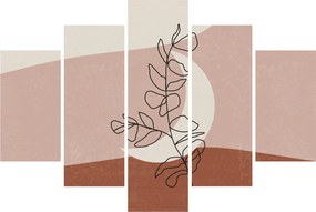 Obraz - Boho listy N⁰2 (150x105 cm)