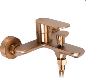 Rea Drop, vaňová batéria s ručnou sprchovou súpravou, 150 mm, medená matná, REA-B6397