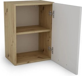 Kuchynský  blok Irma, dub artisan/biela