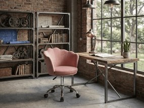 Kancelárske kreslo ROSE VELVET, staroružové