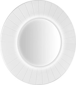 Sapho Sapho, LUMIRO STRIP guľaté zrkadlo s LED osvetlením v ráme, priemer 90cm, biela mat, LR950-3131S