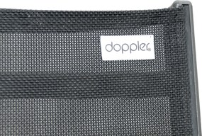 Doppler EXPERT ANTRACIT, 6 polohovacích a 2 stohovateľné kreslá, 6+2+1
