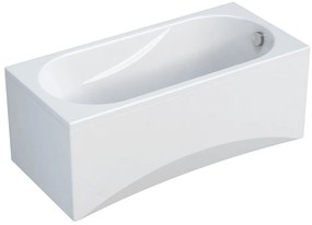 Cersanit Mito Red CW, akrylátová vaňa 160x70cm + nožičky, biela, TS301-004