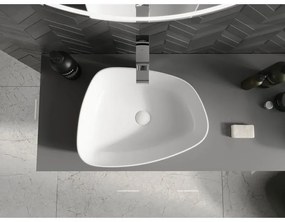 Mexen Ono, umývadlo na dosku z konglomerátu 51 x 39 cm, biela, 23045101