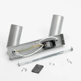 Brilagi - Kúpeľňové bodové svietidlo SELE 2xGU10/30W/230V IP44 strieborná