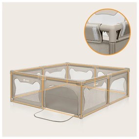 Lionelo - Hracia ohrádka WILLOW XL béžová