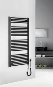 Aqualine Aqualine, DIRECT-E elektrické vykurovacie teleso, rovné, 600x960 mm, 400W, biela, ILE96T