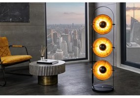 Stojaca lampa 22968 Studio 130cm Čierna-zlatá  - Komfort-nábytok