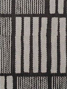 Čierny/krémovobiely vnútorný a vonkajší koberec 160x230 cm Haringey Allington – Ted Baker