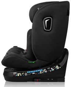 Lionelo - Autosedačka s otočnou základňou BRAVE i-Size 40-150 cm Black Carbon