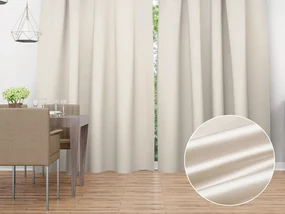 Biante Saténový záves LUX-032 Krémový 140x140 cm