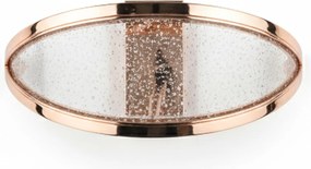 Toolight Toolight, LED nástenné svietidlo 8W, 4000K, 1000lm, G137-W, ružové zlato, OSW-02621