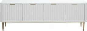 TV stolík Stilig ST709 200 cm biely/zlatý