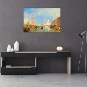 Obraz - Joseph Mallord William Turner, Venice the Dogana and San Giorgio Maggiore, reprodukcia (90x60 cm)