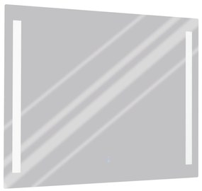 EGLO LED zrkadlové osvetlenie do kúpeľne BUENAVISTA, 15W, denná biela, 80x60cm, hranaté