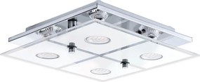 Eglo 54451 - LED stropné svietidlo CABO 4xGU10/3W/230V 29x29 cm