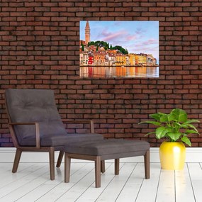 Sklenený obraz - Rovinj, Chorvátsko (70x50 cm)