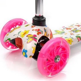 Kolobežka Led Meteor Tucan motýle - 22505