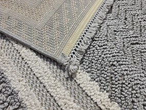 DC Koberec Milano 090 sivá krémová Rozmer: 80×200 cm