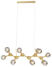 Atomic Balls visiaca lampa mosadzná 190 cm