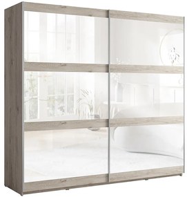 Skriňa Cosmo C19 Dub Oslo/Zrkadlo