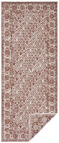 NORTHRUGS - Hanse Home koberce Kusový koberec Twin-Wendeteppiche 103114 terra creme – na von aj na doma - 80x250 cm