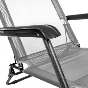 MI Ležadlo SENATOR sivé