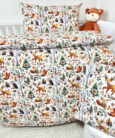 INTERMEDIC SK Obliečka do postieľky 100x135/40x60 cm – Jeseň v lese, 100 % bavlna