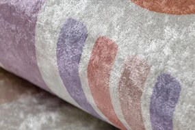Detský koberec protišmykový BAMBINO 61480 krémový / ružový