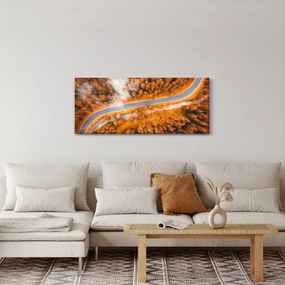 Obraz - Horská cesta (120x50 cm)