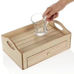 Servírovací podnos so zásuvkou na čaj TEABOX 30x20 cm